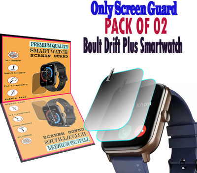 daffin Screen Guard for Boult Drift+(Pack of 2)