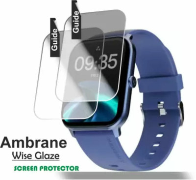 chakoor Screen Guard for AMBRANE WISE GLAZE SMART WATCH(Pack of 2)