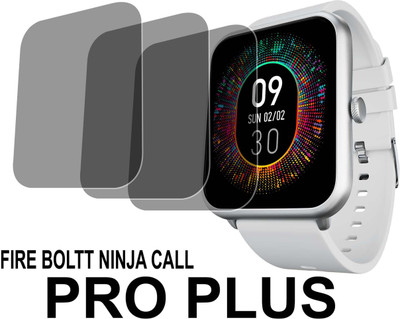 TWUAOP Screen Guard for FIRE BOLTT NINJA CALL PRO PLUS(Pack of 3)