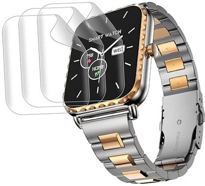 LIGHTWINGS Screen Guard for Fire Boltt Jewel 1.85 WATCH SCREEN GUARD (P-3)(Pack of 3)