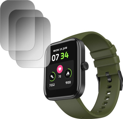 EJZATI Screen Guard for MIVI MODEL E SMARTWATCH, SCREEN TEMPERED(Pack of 3)