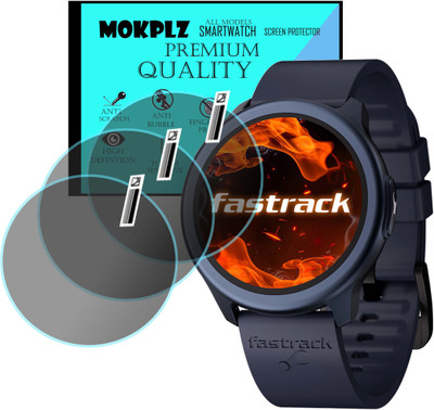 MOKPLZ Screen Guard for FASTRACK FR1 SMARTWATCH(Pack of 3)