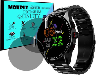 MOKPLZ Screen Guard for FIRE BOLTT INVINCIBLE PLUS SMARTWATCH(Pack of 2)