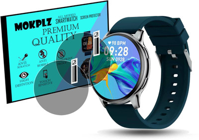 MOKPLZ Screen Guard for PEBBLE COSMOS LUXE 2.0 SMARTWATCH(Pack of 2)