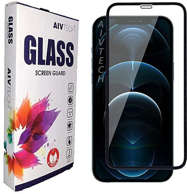 AIV TECH Edge To Edge Tempered Glass for iphone 12 Pro Max(Pack of 1)