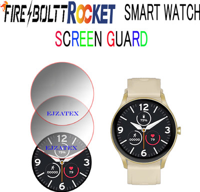 ejzatex Screen Guard for FIRE BOLT ROCKET SMART WATCH(Pack of 2)