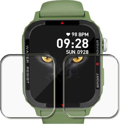 tombik Screen Guard for d230-Fire Boltt Tank Smartwatch pack-2(Pack of 2)
