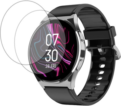 MOBIZONE Screen Guard for NoiseFit Nova Smart Watch Screen Guard | Unbreakable | Edge to Edge Full Screen Coverage and Easy Installation Kit(Pack of 2)