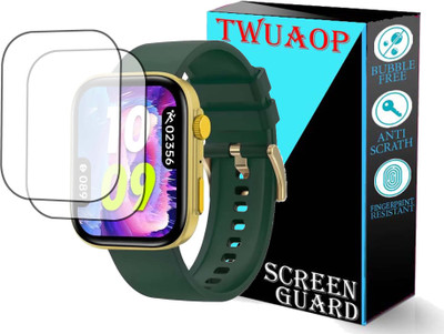 TWUAOP Screen Guard for ALT FLEEK SMARTWATCH(Pack of 2)