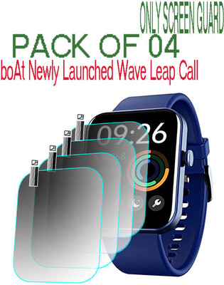 HIDEOUS Screen Guard for boAt Wave Leap Call(Pack of 4)