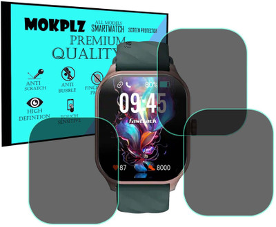 MOKPLZ Screen Guard for FASTRACK REFLEX POWER SMARTWATCH(Pack of 3)
