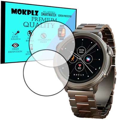 MOKPLZ Screen Guard for BOULT CROWN R SMARTWATCH(Pack of 2)