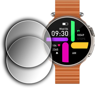 ejzatex Screen Guard for FIRE BOLTT ASTEROID SMARTWATCH, SCREEN GUARD(Pack of 2)