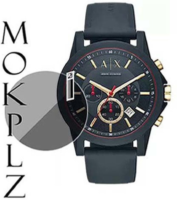 MOKPLZ Screen Guard for ARMANI EXCHANGE AX1335 ANALOG BLUE DIAL(Pack of 1)