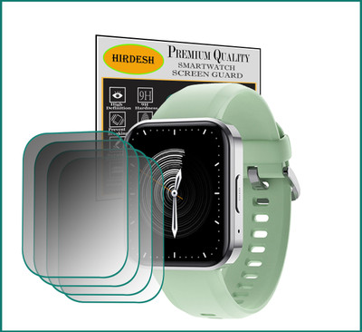 hirdesh Screen Guard for DIZO Watch D Talk(Pack of 4)