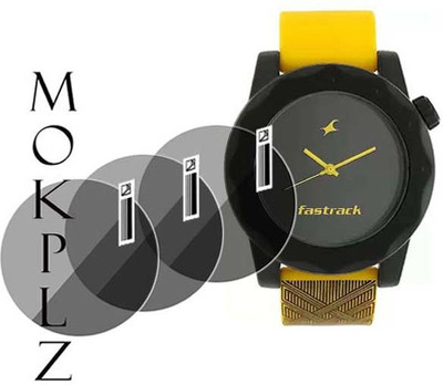 MOKPLZ Screen Guard for FASTRACK ANALOG NG38022PP06W BLACK DIAL(Pack of 3)