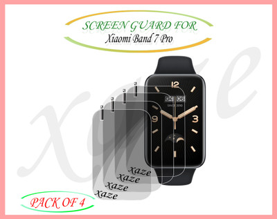 XAZE Screen Guard for Xiaomi Band 7 Pro Smartwatch(Pack of 4)