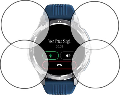 EJZATI Screen Guard for NOISEFIT FORCE PLUS SMARTWATCH, SCREEN GUARD(Pack of 4)