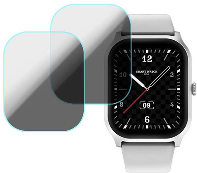 MOKPLZ Screen Guard for FIRE BOLTT HUNTER SMARTWATCH(Pack of 2)