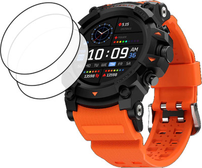 TWUAOP Screen Guard for FIRE BOLTT EXPEDITION SMARTWATCH(Pack of 3)