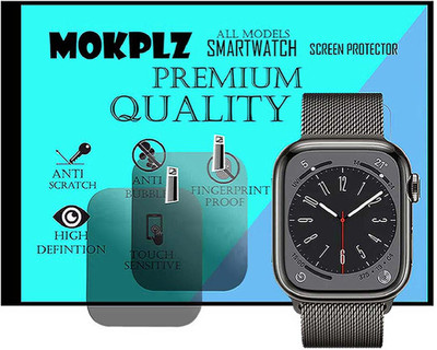 MOKPLZ Screen Guard for APPLE WATCH SERIES 9 SMARTWATCH(Pack of 2)
