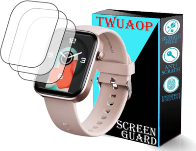 TWUAOP Screen Guard for BOAT STORM CALL 2 SMARTWATCH(Pack of 3)