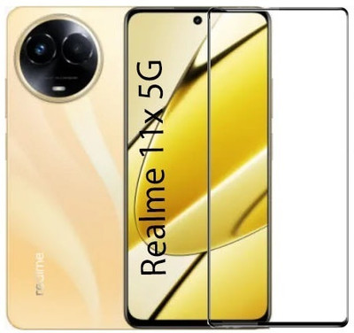 S-Softline Tempered Glass Guard for Realme 11x 5G, Exclusive Edge to Edge Coverage Glass(Pack of 1)