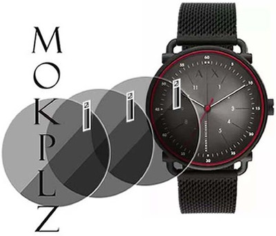 MOKPLZ Screen Guard for ARMANI EXCHANGE AX2902 ROCCO ANALOG WATCH(Pack of 3)