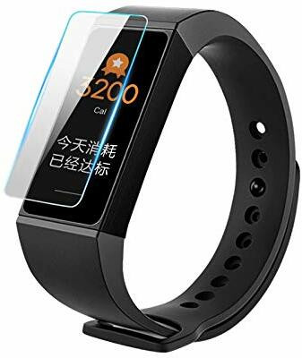 CUBES Screen Guard for Xiaomi Mi Smart Band 4C | 1.08 Inches | Soft and Flexible | Touch Sensitive | Unbreakable | Ultra Thin| Edge To Edge TPU Film ( Not Tempered Glass )(Pack of 2)