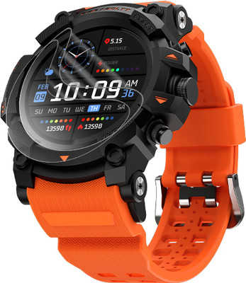 CUBES Screen Guard for Fire-Boltt Expedition 1.39 Inch Smartwatch, | Soft and Flexible | Touch Sensitive | Unbreakable | Ultra Thin High Grade TPU Film ( Not a Tempered Glass )(Pack of 2)