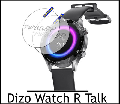 TWUAOP Screen Guard for DIZO WATCH R TALK(Pack of 2)