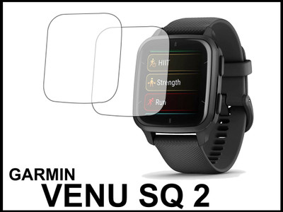 TWUAOP Screen Guard for GARMIN VENU SQ 2(Pack of 2)