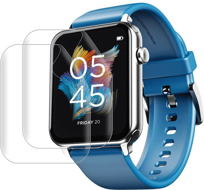 CUBES Screen Guard for BoAt Wave Call Smart watch | 1.69 Inches | Soft and Flexible | Touch Sensitive | Unbreakable | Ultra Thin| Edge To Edge TPU Film ( Not Tempered Glass )(Pack of 2)