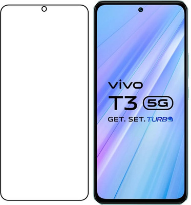 ARMORX Screen Guard for VIVO T3 smart mobile Plastic And Fiber Impossible tempered glass VIVO T3 5G(Pack of 1)
