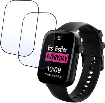 CUBES Edge To Edge Screen Guard for Cult Burn Plus, Smart Watch 1.78 Inch | Soft and Flexible | Touch Sensitive | Unbreakable | Ultra Thin | High Grade 9H TPU Film(Pack of 2)