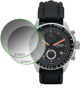 EJZATI Screen Guard for FOSSIL CH2647 DECKER ANALOG WATCH(Pack of 2)