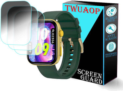 TWUAOP Screen Guard for ALT FLEEK SMARTWATCH(Pack of 3)