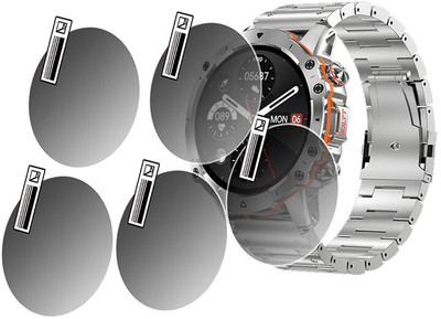 HIDEOUS Tempered Glass Guard for Fire-Boltt Marshal(Pack of 5)