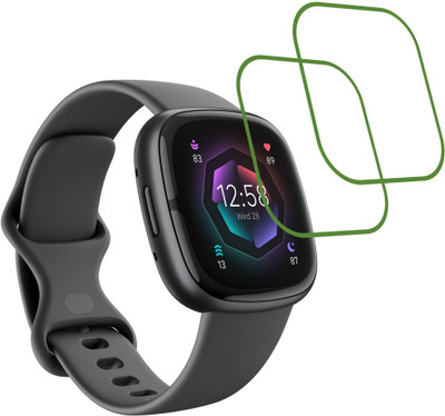DVTECH Screen Guard for (Pack of 02) Fitbit Sense 2(Pack of 2)
