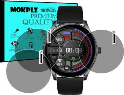 MOKPLZ Screen Guard for PEBBLE COSMOS BOLD SMARTWATCH(Pack of 3)