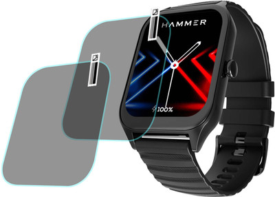 MOKPLZ Screen Guard for HAMMER STROKE SMARTWATCH(Pack of 2)