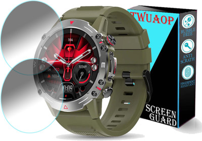 TWUAOP Screen Guard for PEBBLE COSMOS QUEST SMARTWATCH(Pack of 2)