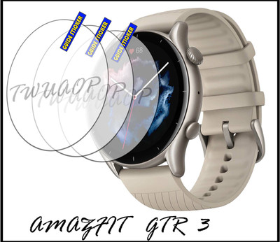 TWUAOP Screen Guard for AMAZFIT GTR 3(Pack of 3)
