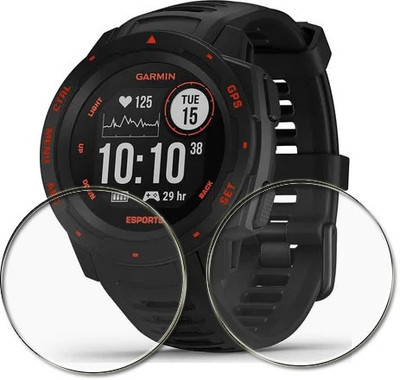 tombik Impossible Screen Guard for p18-Garmin Instinct Esports Edition Smartwatch(Pack of 2)
