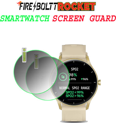 EJZATI Screen Guard for fire boltt rocket smartwatch(Pack of 2)