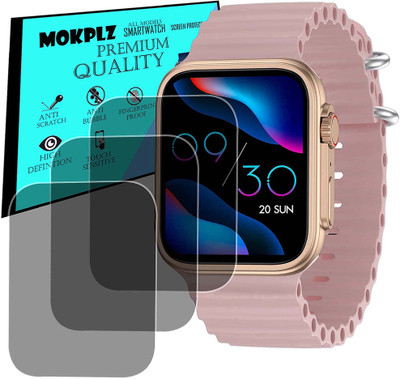 MOKPLZ Screen Guard for FIRE BOLTT EDGE SMARTWATCH(Pack of 3)
