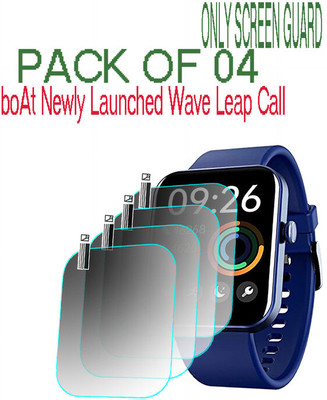 HIDEOUS Screen Guard for boAt Wave Leap Call(Pack of 4)