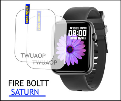TWUAOP Screen Guard for FIRE BOLTT SATURN(Pack of 2)