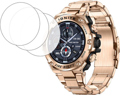 TWUAOP Screen Guard for FIRE BOLTT ASSAULT SMARTWATCH SCREEN GUARD(Pack of 3)