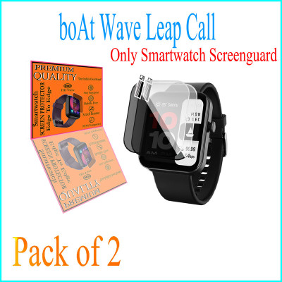 HIDEOUS Screen Guard for boAt Wave Leap Call(Pack of 2)